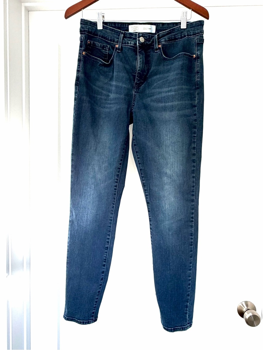 Signature by Levi Strauss Dark Blue Skinny Jeans - 12